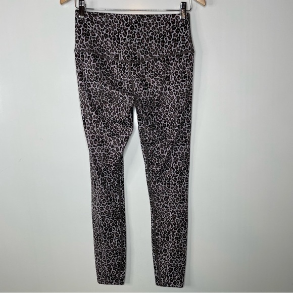 Varley Let’s Move High Waist Brushed Leopard Print Leggings Medium - Picture 3 of 6
